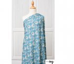 RESTSTÜCK 0,70m !!! - Modal - Laska - azur - Lillestoff